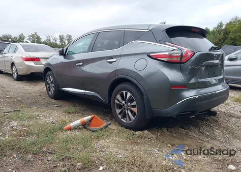 2016 Nissan Murano S из США, поврежденный, VIN 5N1AZ2MH7GN166417